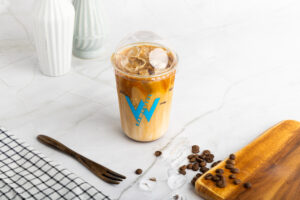 Iced Salted cramel latte